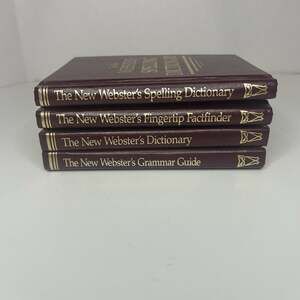 The New Webster's 4-Book Reference Set